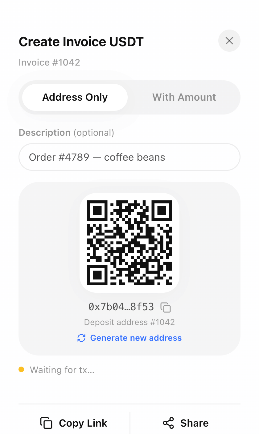 Create invoice